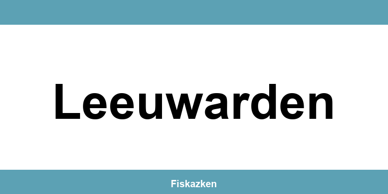 Belastingdienst-kantoor in Leeuwarden: adres en contactgegevens